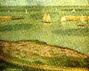 Georges Seurat, fiskeflottan utanfor port